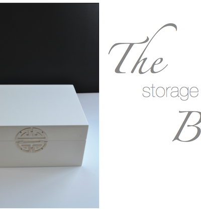THE MANY USES: the storage box