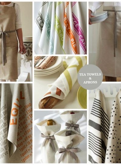 GREAT KITCHEN FIND: Studiopatro Linen Tea Towels & Aprons