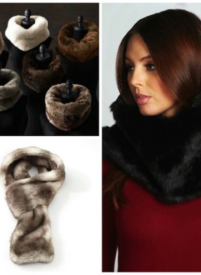 WRAPPED UP: Faux Fur Neck Warmers on Sale!