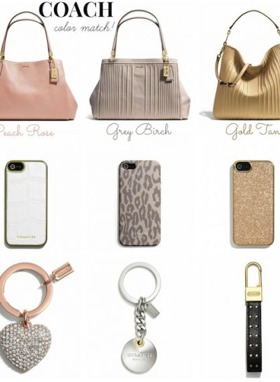 COACH HANDBAGS AND ACCESSORIES: Color Match-Up