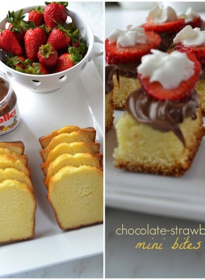 NO-BAKE DESSERT: Chocolate-Strawberry Panini & Mini Bites