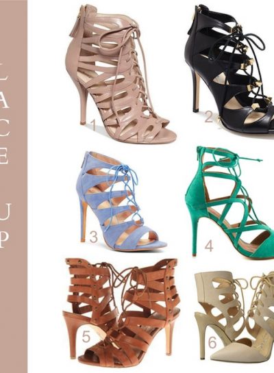 SPRING SHOE ROUNDUP: Lace Up Heels