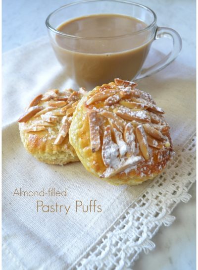 A MORNING OR AFTERNOON TREAT: Almond-filled Pastry Puffs