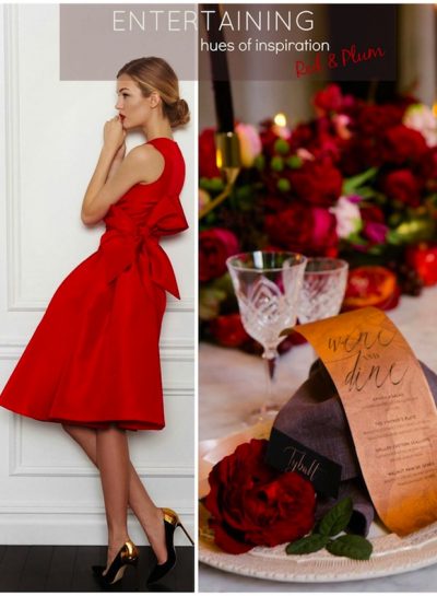 ENTERTAINING:: Hues of Inspiration {Red & Plum}