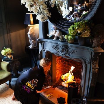 cozy fireplaces