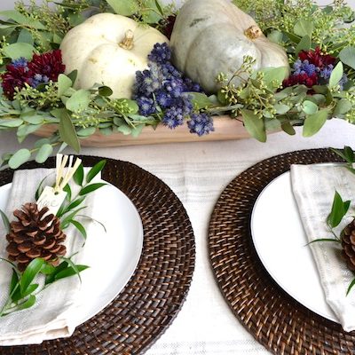DIY: Creating A Neutral & Casual Fall-Inspired Table Setting