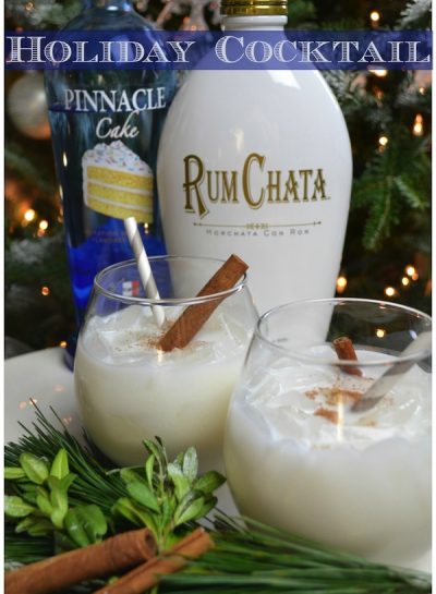 HOLIDAY COCKTAIL: Horchata & Cake flavored Vodka