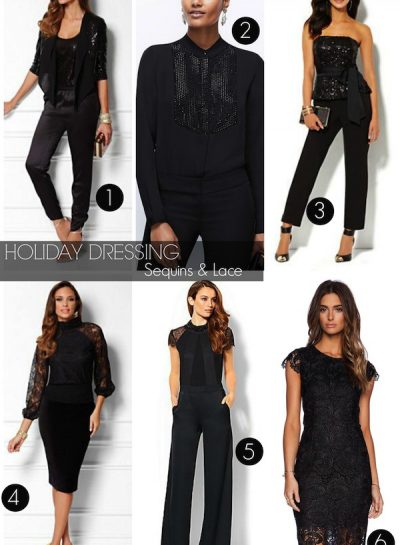 HOLIDAY DRESSING: Sequins & Lace