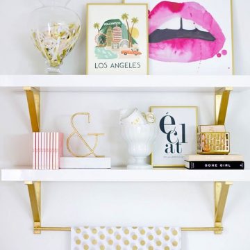 Monica Hibbs Stylized Office Shelving