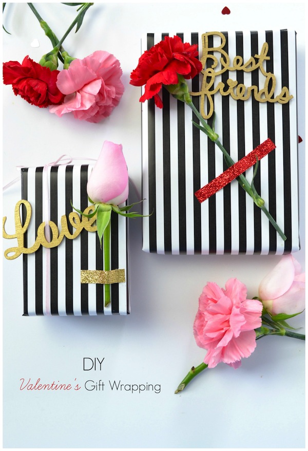 DIY Valentine's Gift Wrapping