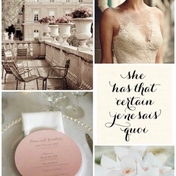 PARISIAN WEDDING INSPIRATION