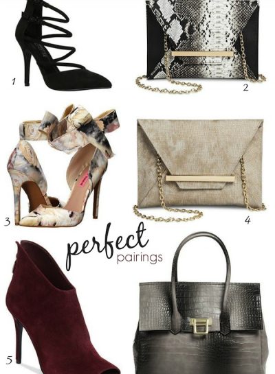 PERFECT PAIRINGS: Fab Heels Paired with Stylish TARGET Handbags