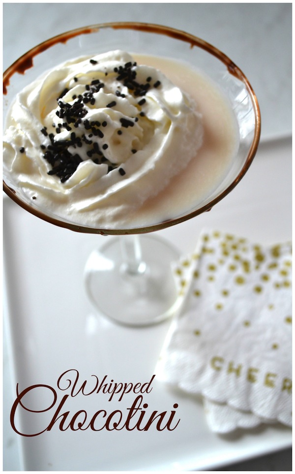 Cocktail Recipe - Whipped Chocotini