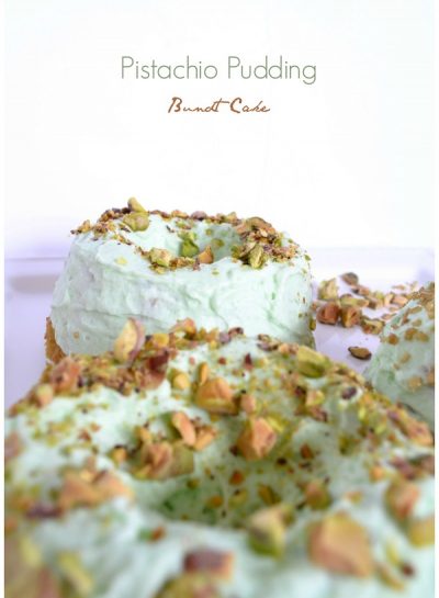 Pistachio Pudding Bundt Cake