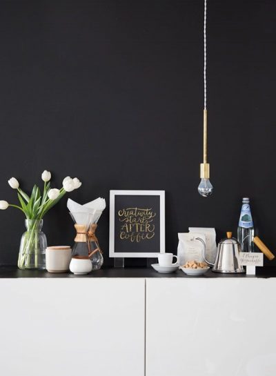 At-Home Coffee Bar Station