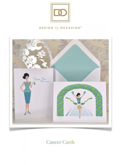In the Studio: TEAL {CANCER} CARDS
