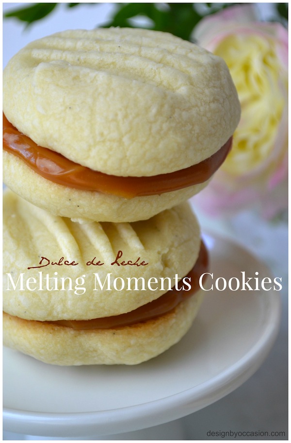 Dessert Recipe: Dulce de Leche Melting Moments Cookies