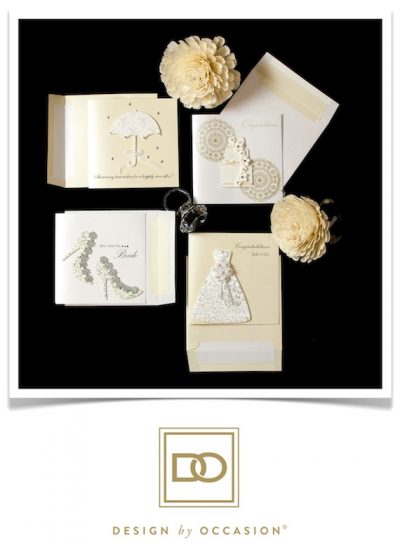 In the Studio: DESIGN BY OCCASION BRIDAL & WEDDING GREETING CARDS