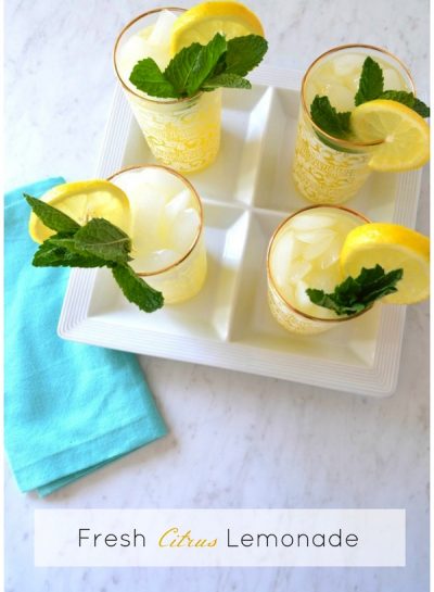 Fresh Citrus Lemonade Recipe