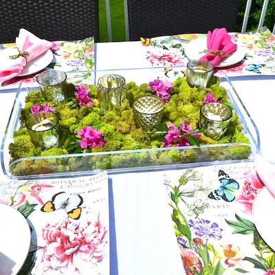 How To: 2 WAYS TO CREATE AN OUTDOOR TABLE CENTERPIECE {from day to night}