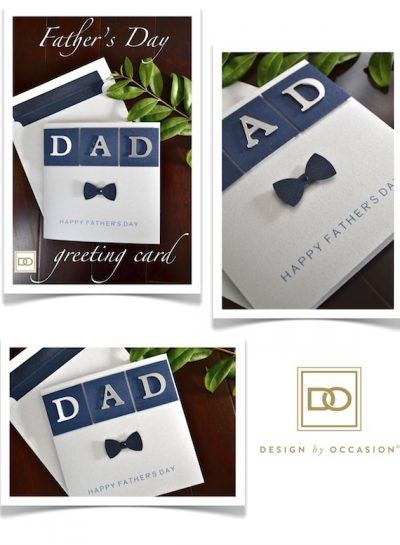 In the Studio: DESIGN BY OCCASION ‘FATHER’S DAY GREETING CARD’