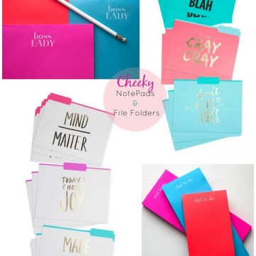 Cheeky NotePads & File Folders