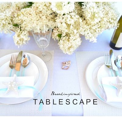 Beach-inspired Tablescape