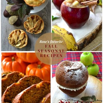 MY FAVORITE FALL SEASONAL RECIPES