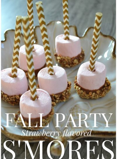 Recipe: FALL STRAWBERRY-FLAVORED S’MORES