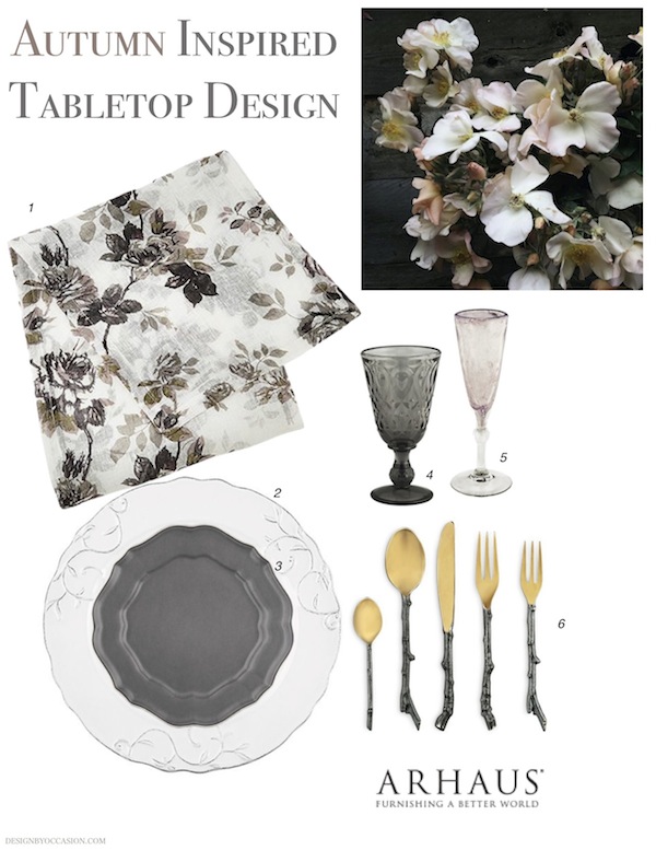 Autumn Inspired Tabletop Design featuring Arhaus