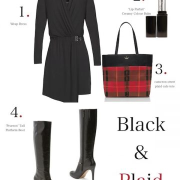 Fall Fashion: Black & Plaid