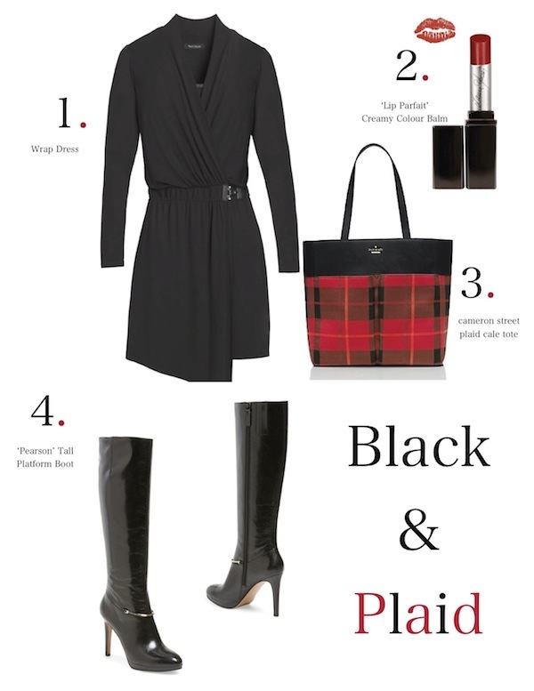 Fall Fashion: Black & Plaid