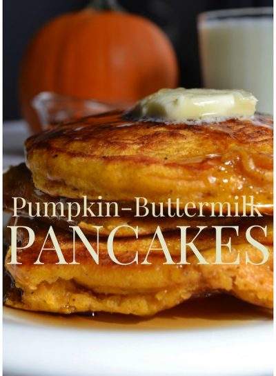 Fall Breakfast Recipe: PUMPKIN-BUTTERMILK PANCAKES