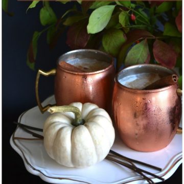 A Fall Cocktail 'Pumpkin-Spice Chata'