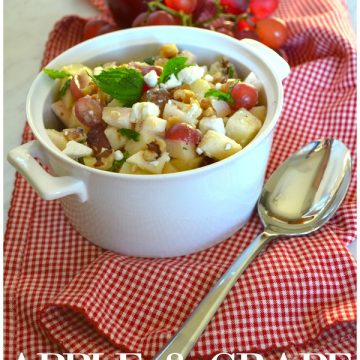Side Dish Recipe: Apple & Grape Walnut Salad