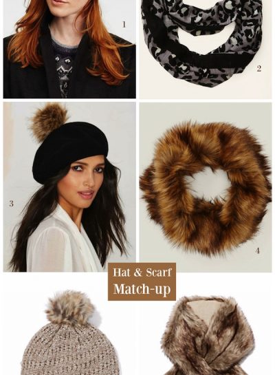 Cold Weather Ready: Hat & Scarf Matchup