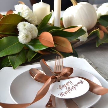 Design by Occasion's Thanksgiving Tablescape