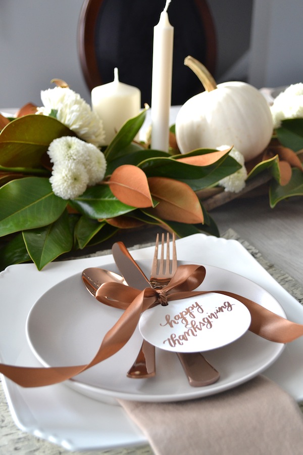 Design by Occasion's Thanksgiving Tablescape