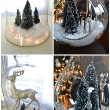DIY Bottle Brush Trees Holiday Decor