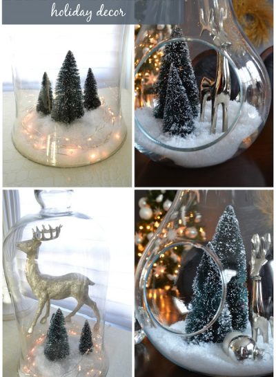 DIY Bottle Brush Trees Holiday Decor