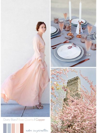 Color Story Inspiration: TWO WAYS TO INCORPORATE SHADES OF ROSE QUARTZ + SERENITY