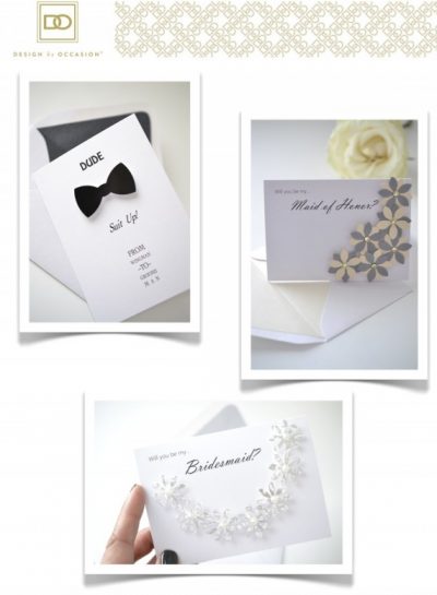 In the Studio: NEW DESIGN BY OCCASION ‘ASK’ WEDDING GREETING CARDS