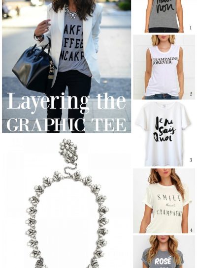 Fashion: LAYERING THE GRAPHIC TEE