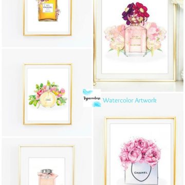 Typecouture Watercolor Artwork