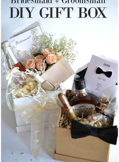 Bridesmaid + Groomsman DIY Gift Box