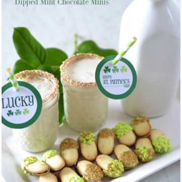 St. Patrick's Day Cereal Cocktail and Cookies