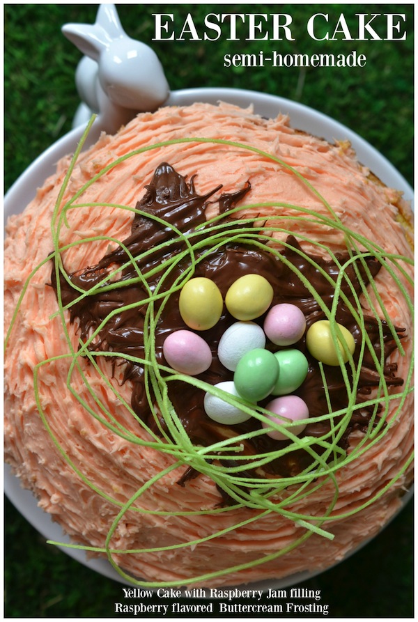 Semi-homemade Easter Cake