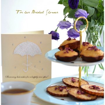 A Bridal Shower Dessert Recipe she will Love: Rose-Cardamom Friands