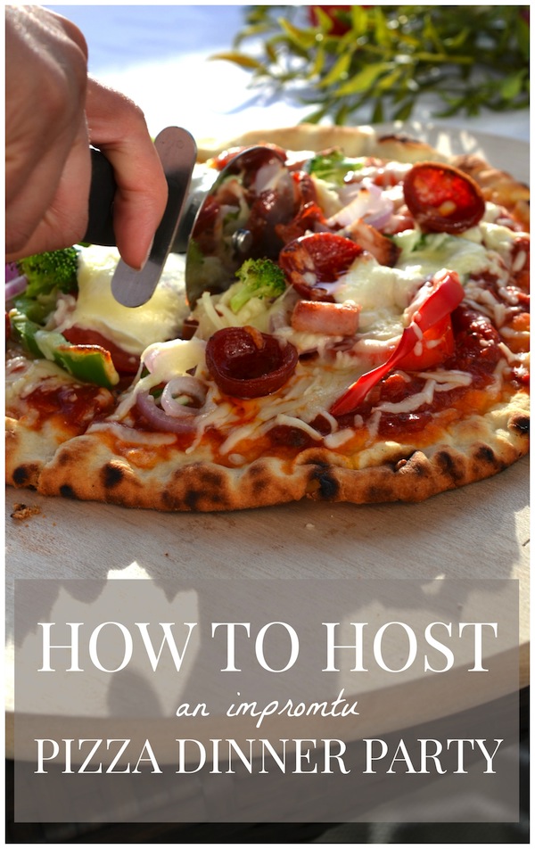 How to Host an Impromptu Pizza Dinner Party