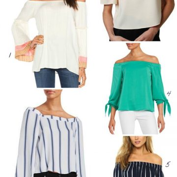 Spring Look: The Off the Shoulder Top